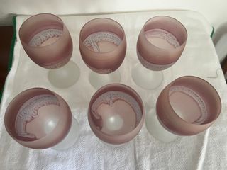 Set 6 Calici Giordania 1994 Vetro