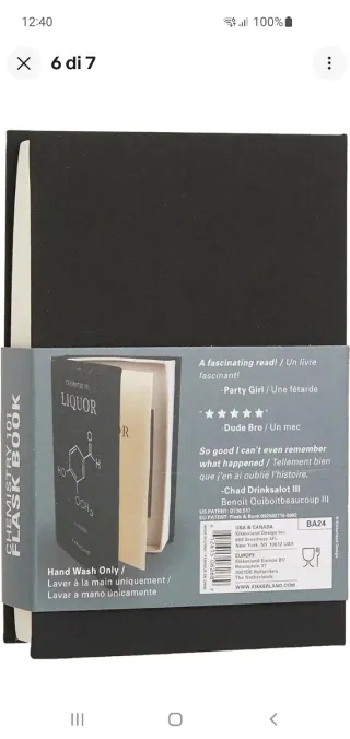 Fiaschetta Kikkerland Chemistry 101 Liquor