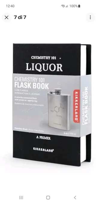 Fiaschetta Kikkerland Chemistry 101 Liquor