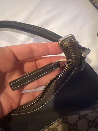 Bolso Grande Gucci Marrón y Beige