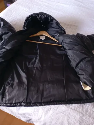 Abrigo plumífero Diesel negro