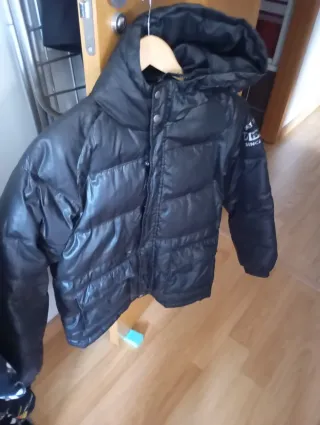 Abrigo plumífero Diesel negro