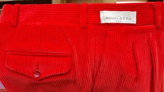 Pantalón pana RIGOLETTO rojo