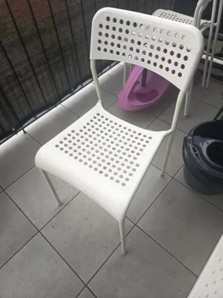 Sillas blancas Ikea Sandsberg (Pack 3