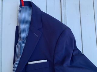 Giacca Uomo Blazer Zara Man Blu TG. 48 M