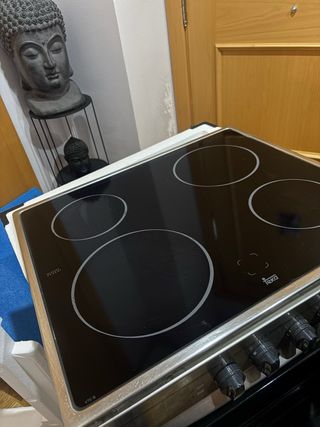 Vitrocerámica y horno