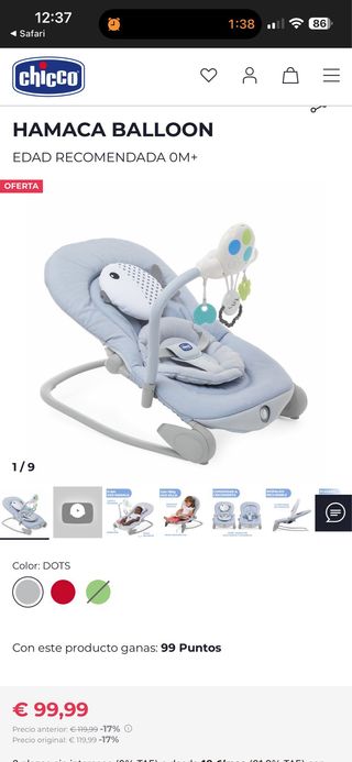 Hamaca Balloon Chicco