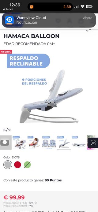 Hamaca Balloon Chicco