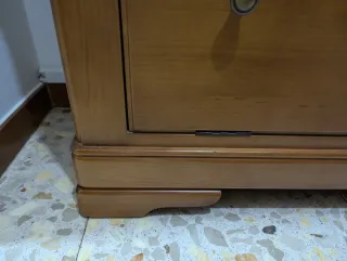 Mueble de entrada con espejo