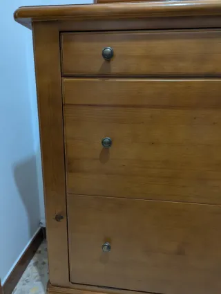 Mueble de entrada con espejo