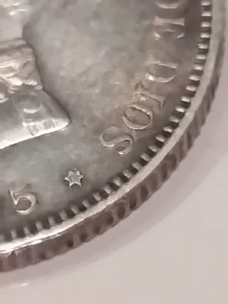 Moneda 2 Pesetas 1905 Plata Alfonso XIII