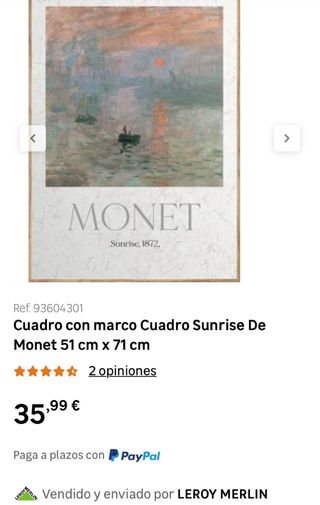 Cuadro Monet Impresión