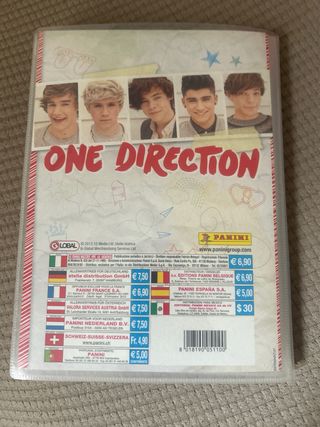 Álbum Coleccionista One Direction Panini