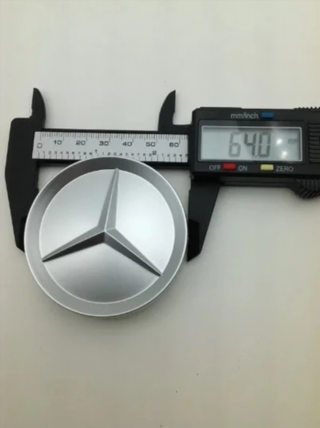 CENTRO DE RUEDA MERCEDES PLATA 64MM REF.: 1746