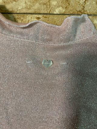 Chaquetita niña rosa brillante