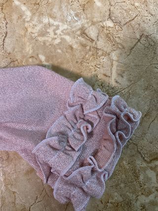 Chaquetita niña rosa brillante