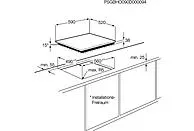 Placa vitrocerámica ELECTROLUX EHF6232IOK negra
