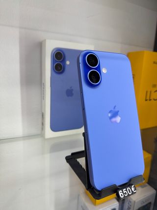 iPhone 16 128GB Azul con garantía 1 año