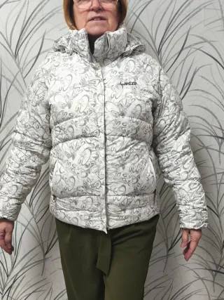Chaqueta de nieve estampada