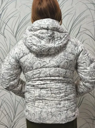 Chaqueta de nieve estampada