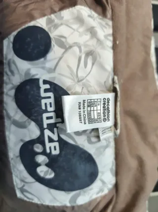 Chaqueta de nieve estampada