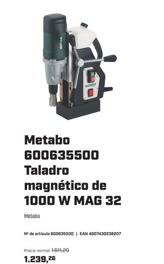 Taladro magnético Metabo MAG 32