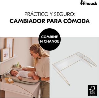 Adaptador para cambiador cómoda