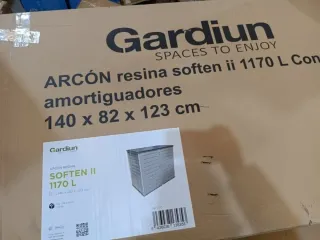 Gardiun NT1170 Soften II Arcón resina 140x82x123 cm (1.170 L)