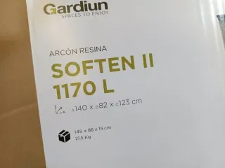 Gardiun NT1170 Soften II Arcón resina 140x82x123 cm (1.170 L)