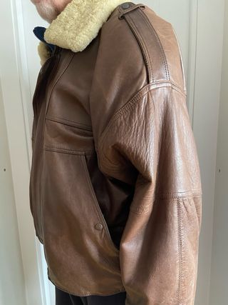Chaqueta de Piel Ovino 100% Marrón. NEGOCIABLE