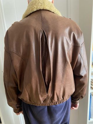 Chaqueta de Piel Ovino 100% Marrón. NEGOCIABLE