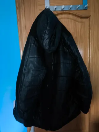 Abrigo Negro Hombre 4XL