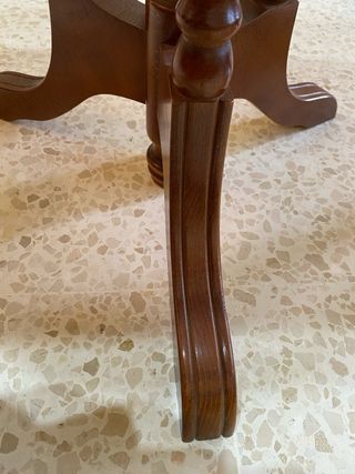 Mesa consola salón en formato libro madera