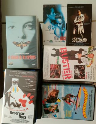 Lote películas VHS muchas de carátula caja grande