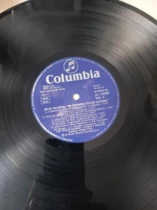 Vinilo Julio Iglesias 28 Grandes Exitos Latinos