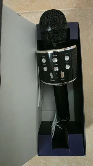 Microfone Karaoke Silvergear Wireless Novo