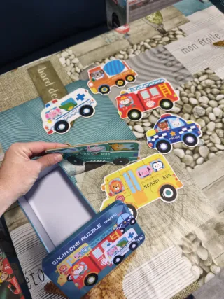 Lata 6 puzzles tráfico +36m