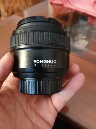 Objetivo Yongnuo 50mm para cámaras Nikon