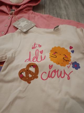 Conjunto 3 piezas bebé niña