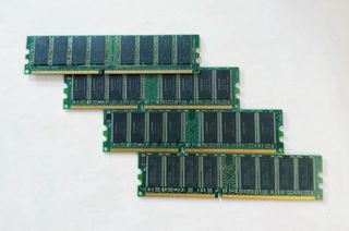 Módulos RAM Kingston 1gb (4 unidades)