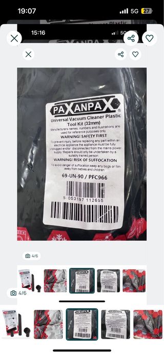 Kit Acessórios Aspirador Paxanpax 32mm