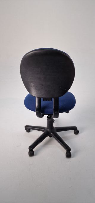 2 Sedie Azzurre da Ufficio Anni '90