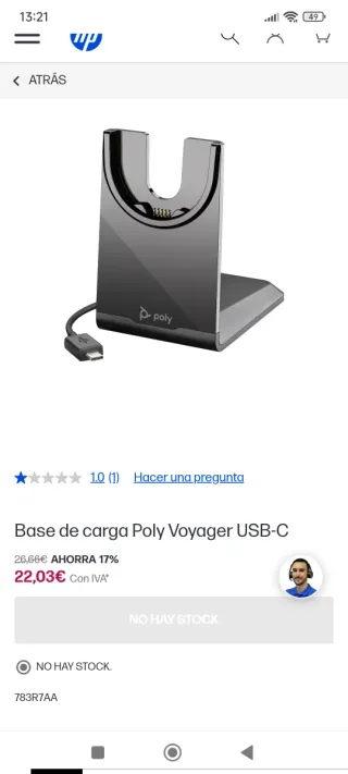 Vendo o cambio Voyager Focus 2 Poly leer