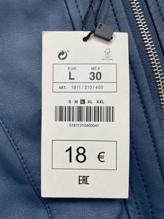 Chaqueta sin estrenar