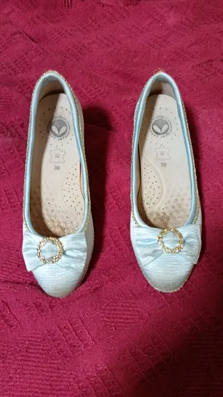 Conjunto Joyas Fallera la mantilla , zapatos