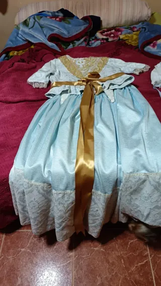 Conjunto Joyas Fallera la mantilla , zapatos