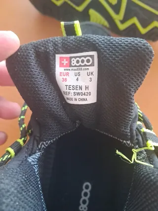 Botas de montaña +8000 para niño T36