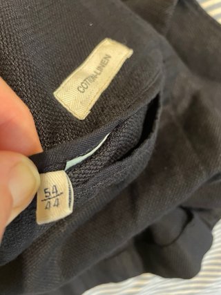 Chaqueta de lino Hombre azul marino.