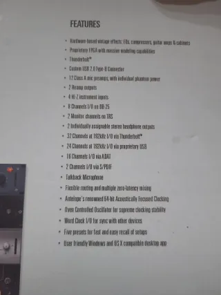 Antelope Zen Studio+ Interfaccia Audio