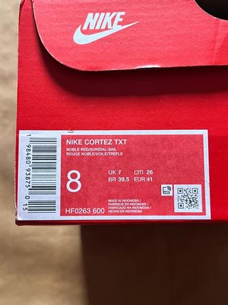 Nike Cortez Rojo y Naranja Zapatillas